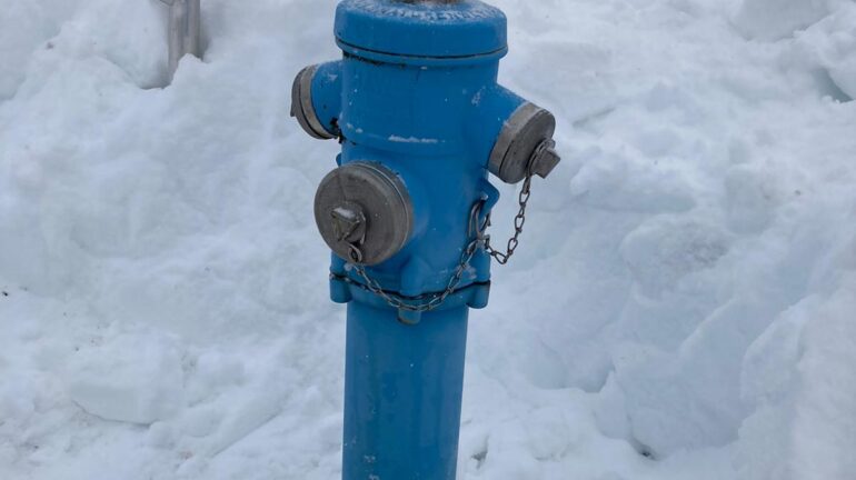 Schneebefreiung Hydranten